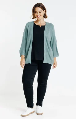 Cardigan avec fil lurex