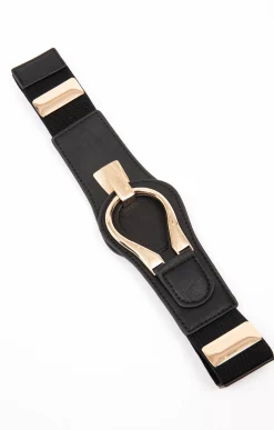 Ceinture large élastiquée