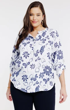 Chemise à imprimé floral