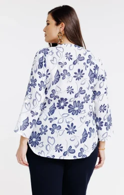 Chemise à imprimé floral