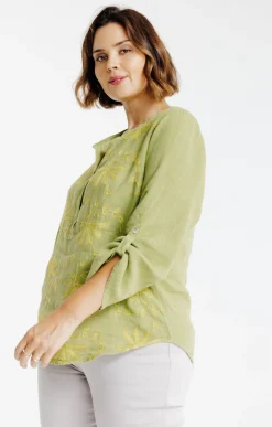 Chemise brodée