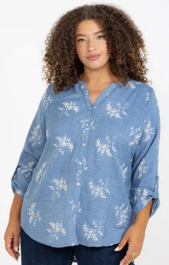 Chemise brodée