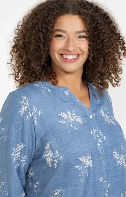 Chemise brodée