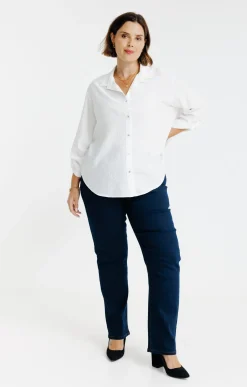 Chemise effet froissé