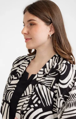 Chemise imprimée ouverte