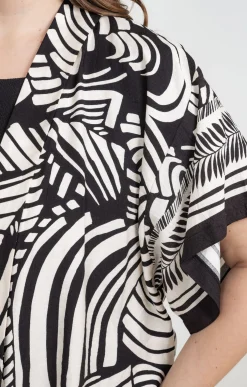Chemise imprimée ouverte