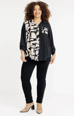 Chemise imprimée patch