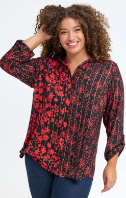 Chemise imprimée patch