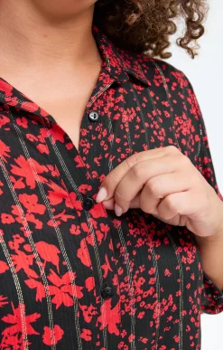 Chemise imprimée patch