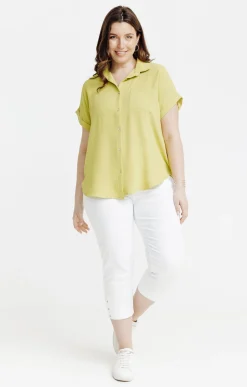 Chemise manches courtes unie