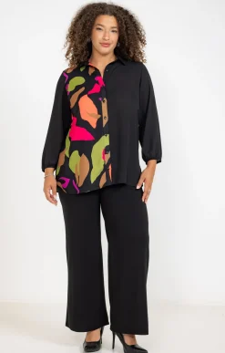 Chemise patch imprimé floral
