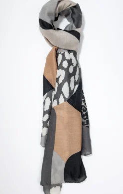 Foulard léger imprimé animalier