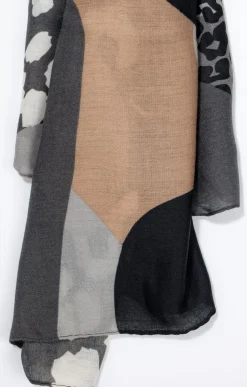 Foulard léger imprimé animalier