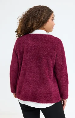 Gilet fluffy uni
