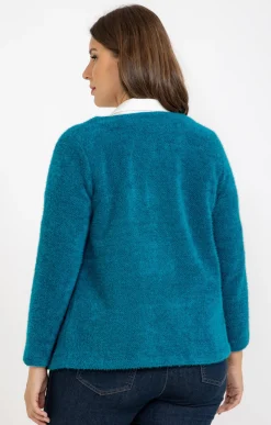 Gilet fluffy uni