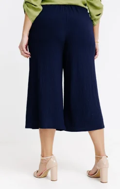 Jupe culotte 4 boutons ancre ton sur ton