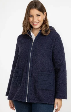 Manteau bi-matière