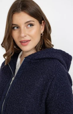 Manteau bi-matière