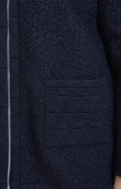 Manteau bi-matière