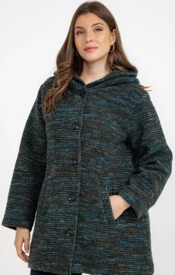 Manteau chiné