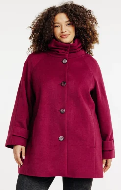 Manteau col boule