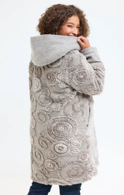 Manteau en lainage fantaisie