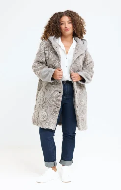 Manteau en lainage fantaisie