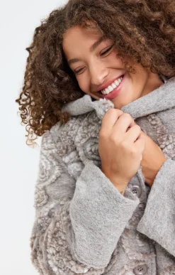 Manteau en lainage fantaisie
