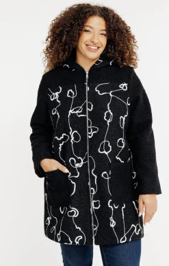 Manteau fantaisie en bouclette
