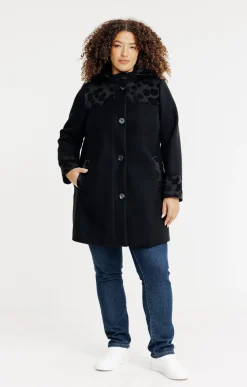 Manteau patch avec capuche