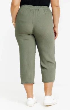 Pantacourt fluide boutons nacre