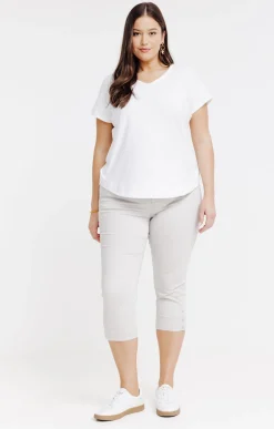Pantacourt superstretch détail rivet