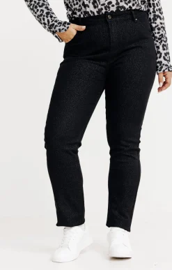 Pantalon 5 poches brillant