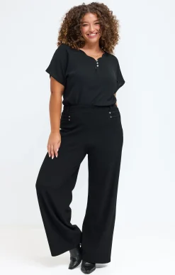 Pantalon à poches cavalières