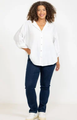 Pantalon 5 poches droit en denim
