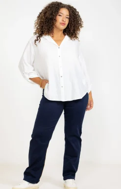 Pantalon 5 poches uni