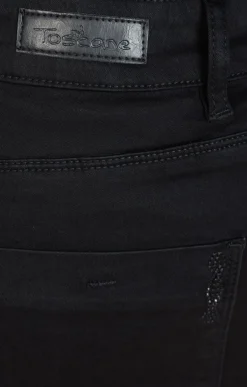 Pantalon 5 poches uni