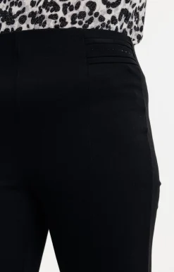 Pantalon de ville coupe droite en maille