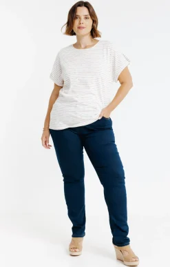 Pantalon droit denim