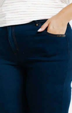 Pantalon droit denim
