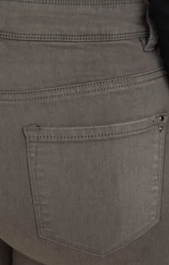 Pantalon droit effet satin