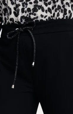 Pantalon droit forme jogging brillant