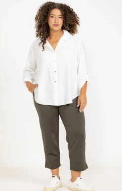 Pantalon droit maille épais