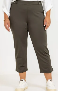 Pantalon droit maille épais