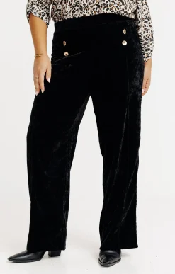 Pantalon droit velours