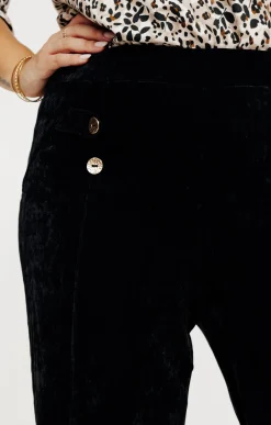 Pantalon droit velours