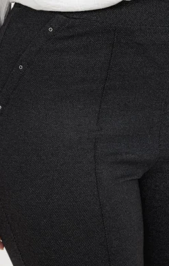 Pantalon en maille chinée