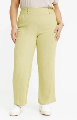 Pantalon large détail boutons coco