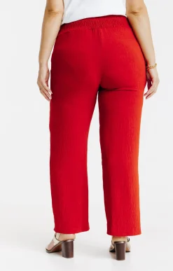 Pantalon large détail boutons coco