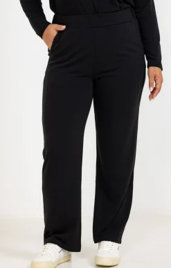 Pantalon large uni doux